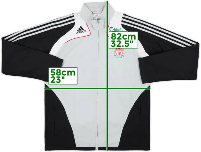 2008-09 Liverpool adidas Track Jacket - 7/10 - (L)