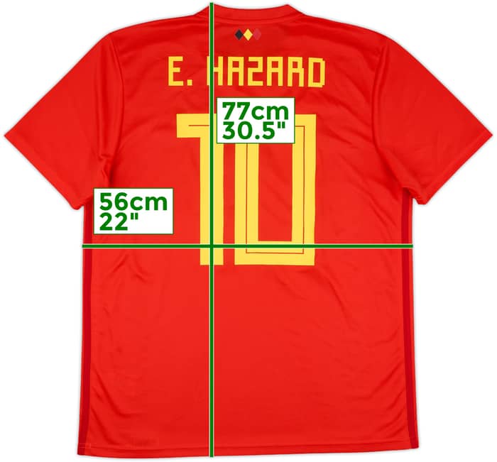 2018-19 Belgium Home Shirt Hazard #10 - 9/10 - (L)