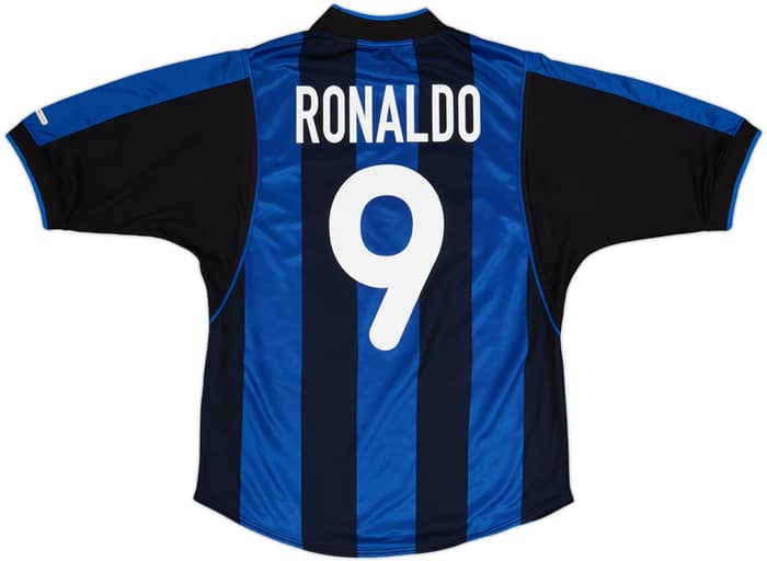 Camiseta de local del Inter Milan 2000-01 Ronaldo #9 - 6/10 - (S)
