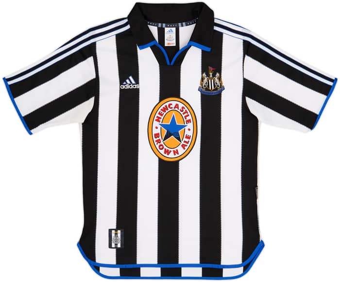 1999-00 Newcastle Home Shirt Shearer #9 - 8/10 - (S)