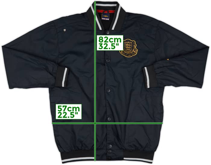 2007-08 England Umbro Bomber Jacket - 9/10 - (L)