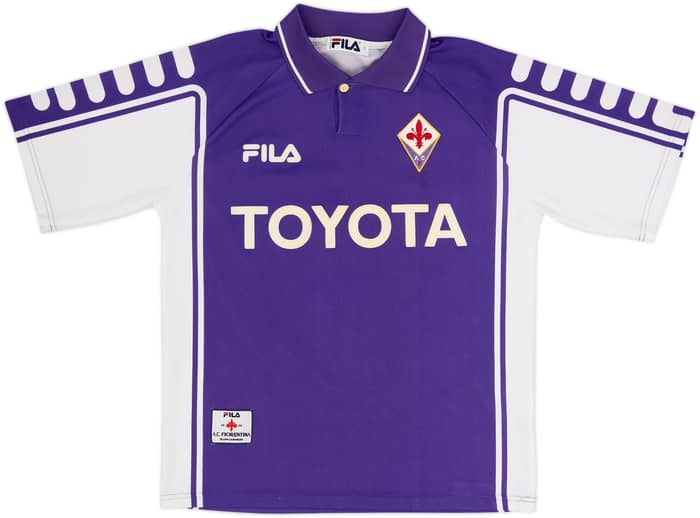 Camiseta de local de la Fiorentina 1999-00 Batistuta #9 - 7/10 - (S)