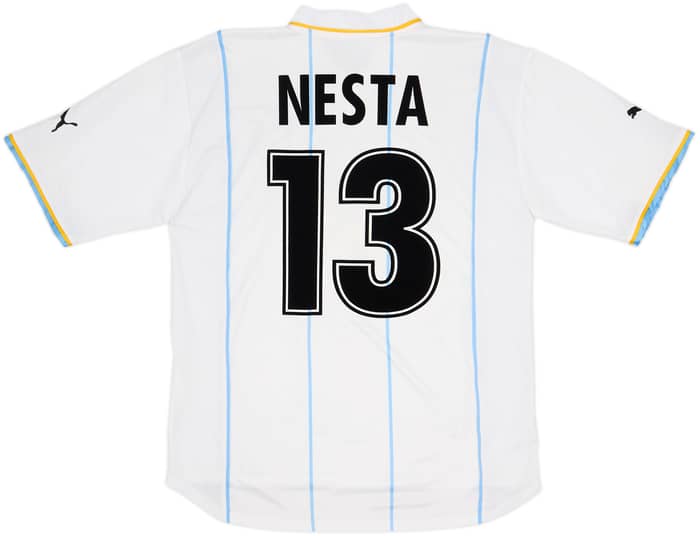 2001-02 Lazio European Home Shirt Nesta #13 - 6/10 - (L)