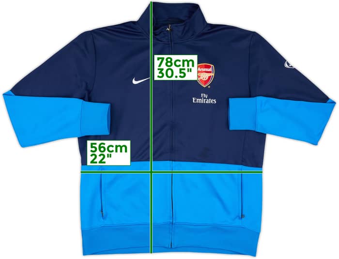 2009-10 Arsenal Nike Track Jacket - 9/10 - (XL)