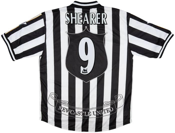 1997-99 Newcastle Home Shirt Shearer #9 - 7/10 - (XL)