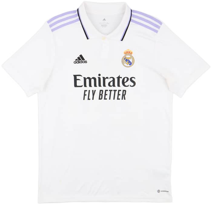 2022-23 Real Madrid Home Shirt Vini JR. #20 - 6/10 - (L)