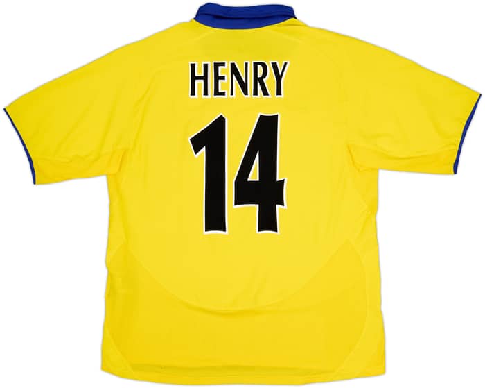 2003-05 Arsenal Away Shirt Henry #14 - 8/10 - (L)