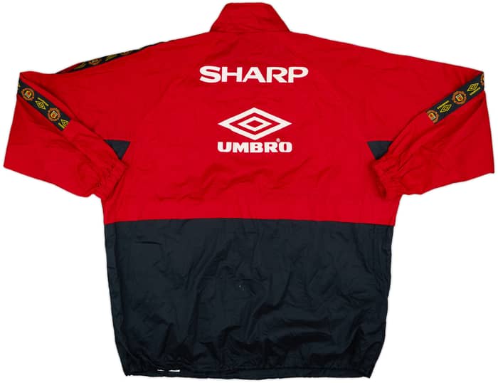 1996-97 Manchester United Umbro Rain Jacket - 8/10 - (L)