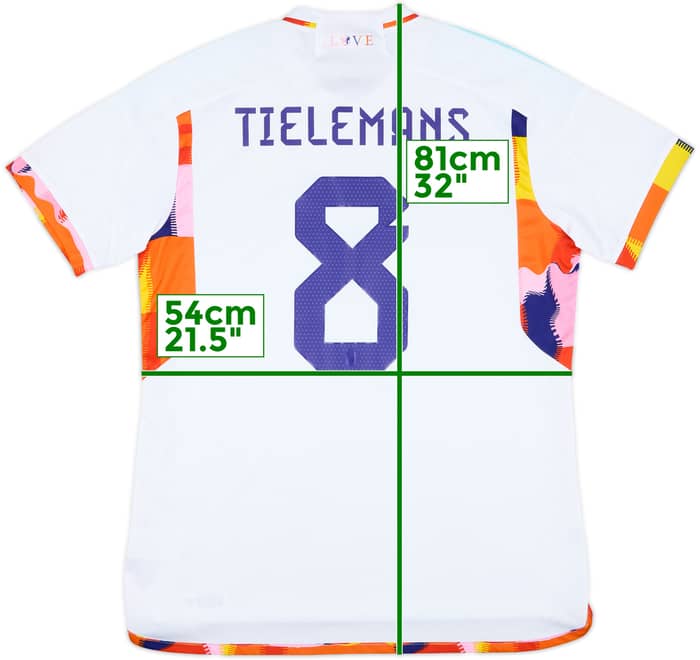 2022-23 Belgium Away Shirt Telemans #8 - 7/10 - (L)