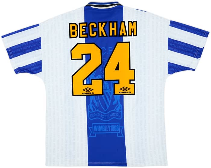 1994-96 Manchester United Third Shirt Beckham #24 - 8/10 - (XL)