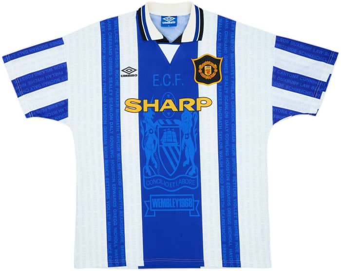 1994-96 Manchester United Third Shirt Beckham #24 - 8/10 - (XL)