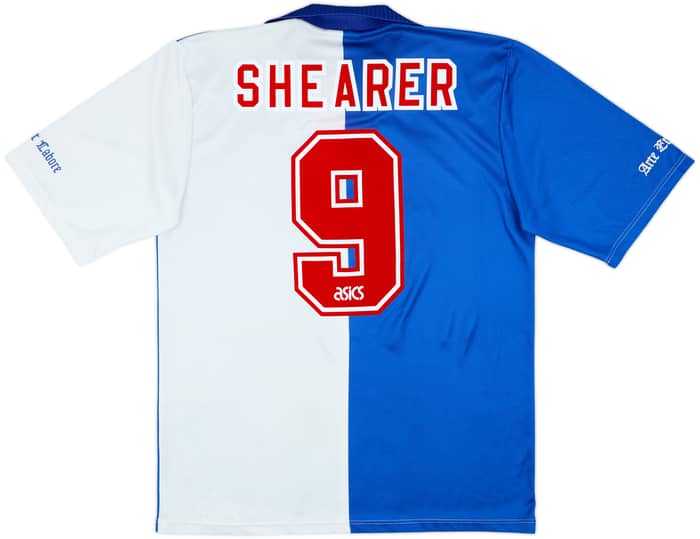 1994-95 Blackburn Home Shirt Shearer #9 - 7/10 - (L)