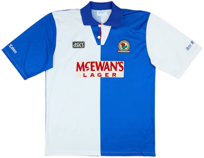1994-95 Blackburn Home Shirt Shearer #9 - 7/10 - (L)