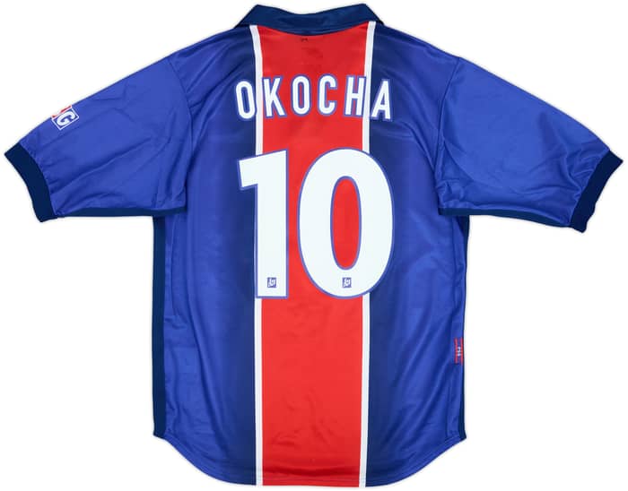 1998-99 Paris Saint-Germain Home Shirt Okocha #10 - 8/10 - (S)