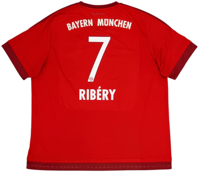 Camiseta de local del Bayern Munich 2015-16 Ribery #7 - 6/10 - (3XL)