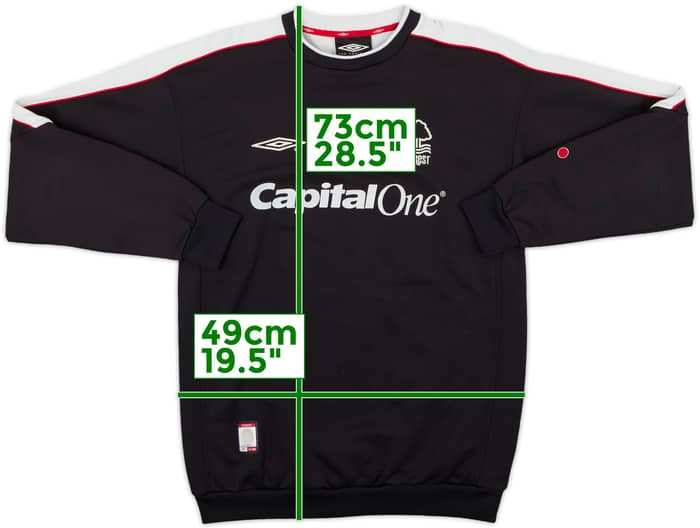 2003-04 Nottingham Forest Umbro Sweat Top - 9/10 - (M)