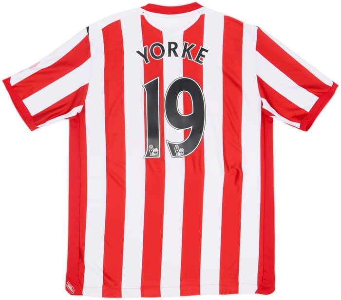 2008-09 Sunderland Home Shirt Yorke #19 - 8/10 - (XXL)