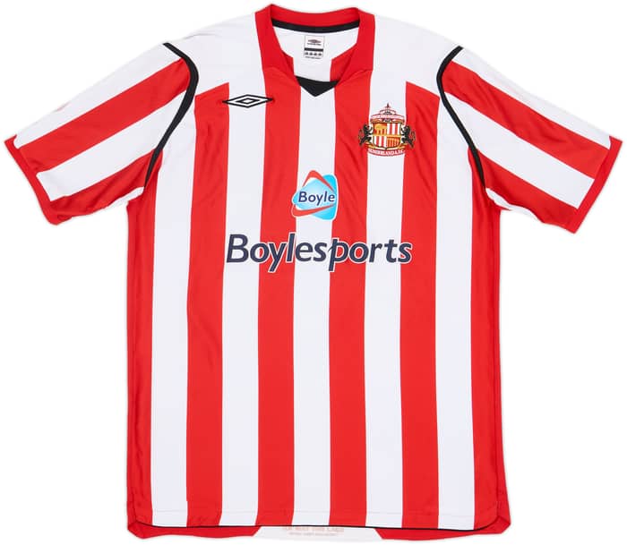 2008-09 Sunderland Home Shirt Yorke #19 - 8/10 - (XXL)