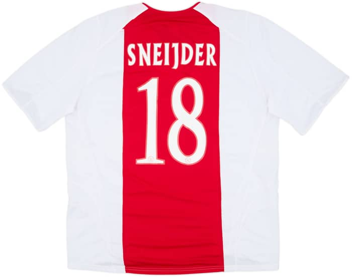 2005-06 Ajax Camiseta Local Sneijder #18 - 8/10 - (XL)