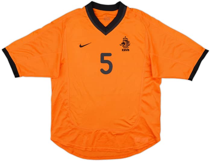 2000-02 Netherlands Home Shirt Zenden #5 - 5/10 - (S)