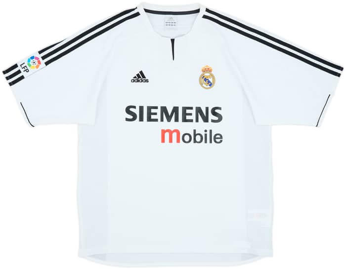 2003-04 Real Madrid Home Shirt Zidane #5 - 8/10 - (L)