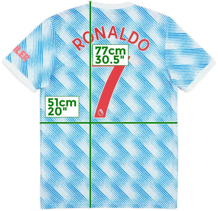 2021-22 Manchester United Away Shirt Ronaldo #7 - 8/10 - (M)