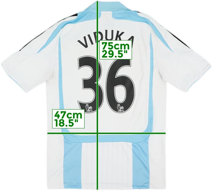 2007-08 Newcastle Third Shirt Viduka #36 - 6/10 - (S)