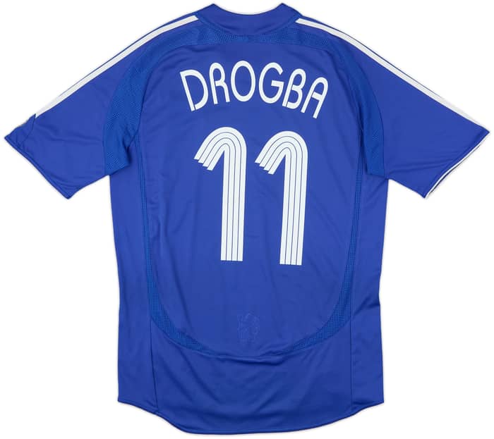 2006-08 Chelsea Home Shirt Drogba #11 - 6/10 - (M)