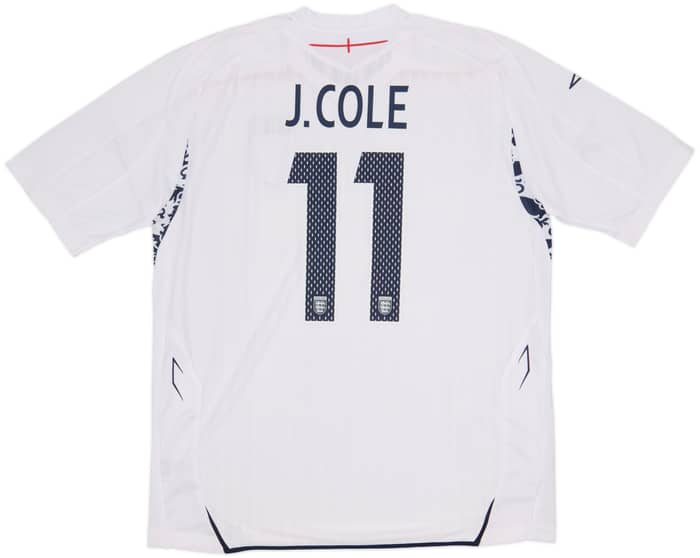 2007-09 England Home Shirt J.Cole #11 (XL)