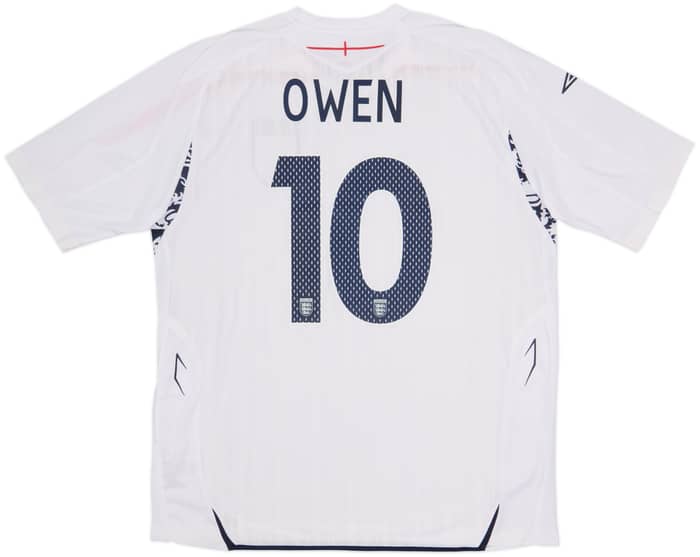2007-09 England Home Shirt Owen #10 (XL)