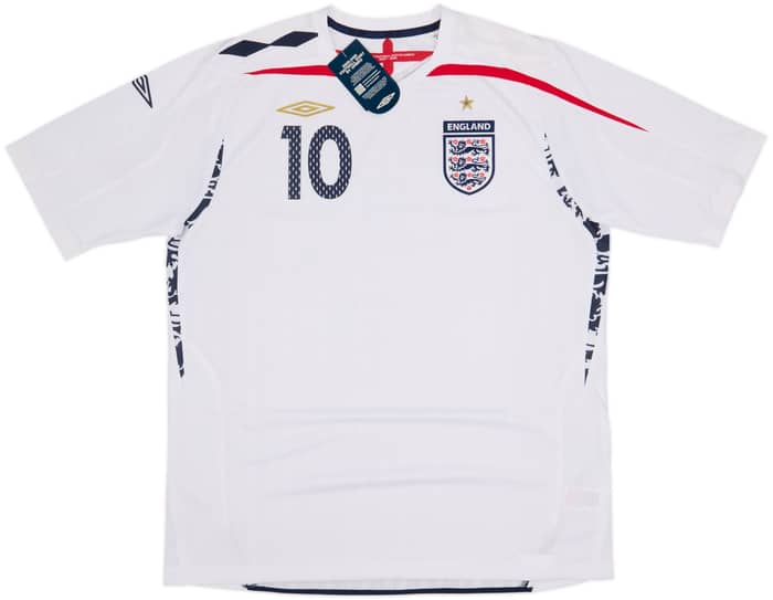 2007-09 England Home Shirt Owen #10 (XL)