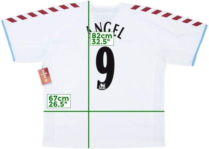 2004-05 Aston Villa Away Shirt Angel #9 (XXL)