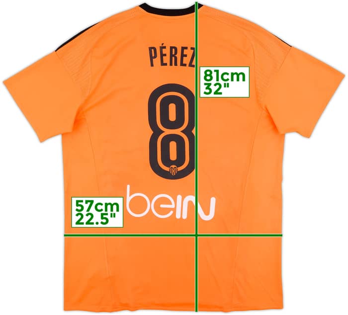 2016-17 Valencia Third Shirt Perez #8 - 8/10 - (XL)