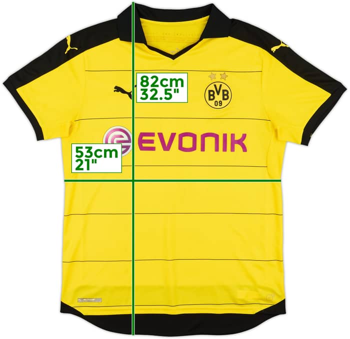 2015-16 Borussia Dortmund Home Shirt Hummels #5 - 6/10 - (L)