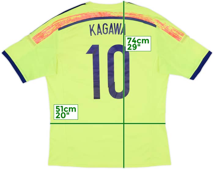 2014 Japan Away Shirt Kagawa #10 - 7/10 - (L)