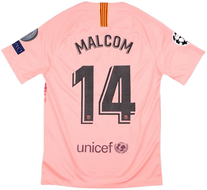 2018-19 Barcelona Third Shirt Malcolm #14 - 6/10 - (S)