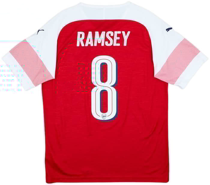 2018-19 Arsenal Home Shirt Ramsey #8 - 8/10 - (M)