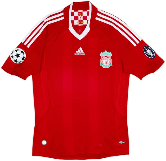 2008-10 Liverpool Home Shirt Gerrard #8 - 7/10 - (S)