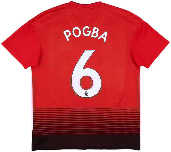 2018-19 Manchester United Home Shirt Pogba #6 - 7/10 - (M)