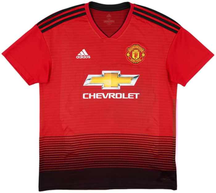 2018-19 Manchester United Home Shirt Pogba #6 - 7/10 - (M)