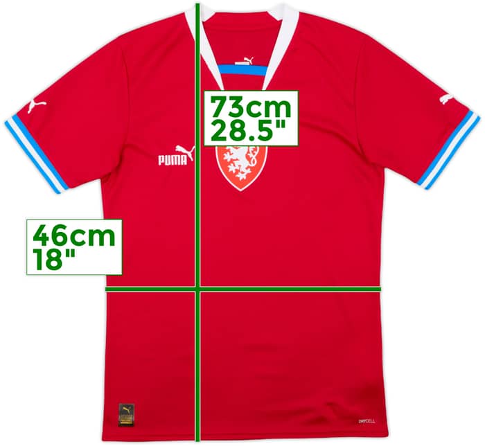2022 Czech Republic Home Shirt - 9/10 - (S)