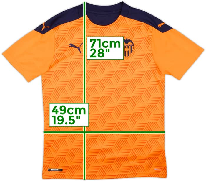 2020-21 Valencia Away Shirt - 8/10 - (M)