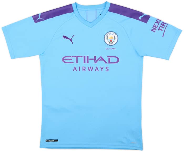 2019-20 Manchester City Home Shirt Kun Aguero #10 - 10/10 - (M)
