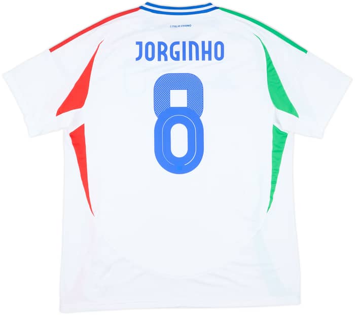 2024-25 Italy Away Shirt Jorginho #8 - 9/10 - (XL)