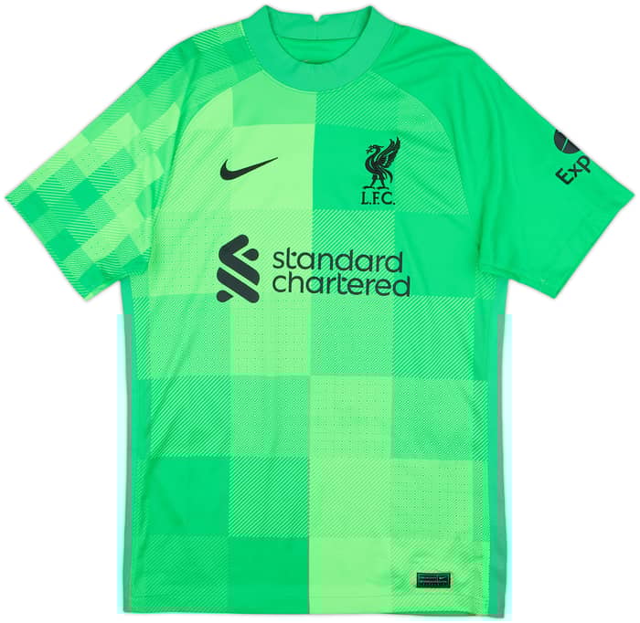 2021-22 Liverpool GK S/S Shirt - 10/10 - (S)