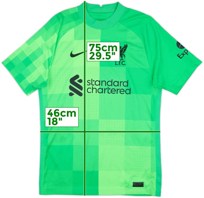 2021-22 Liverpool GK S/S Shirt - 10/10 - (S)