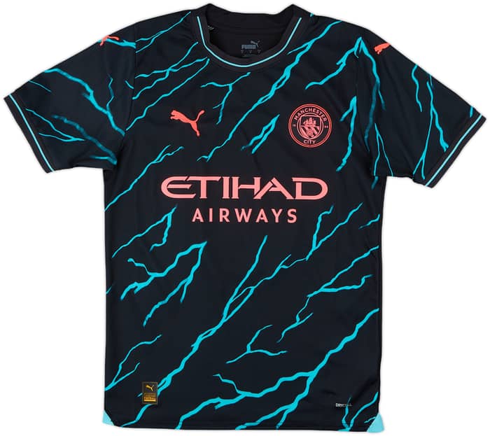 2023-24 Manchester City Third Shirt Haaland #9 - 8/10 - (S)