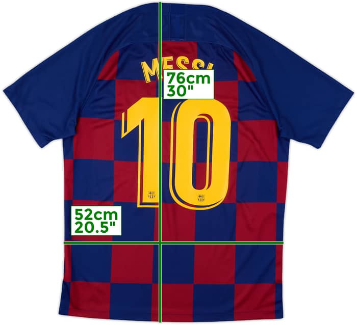 2019-20 Barcelona Home Shirt Messi #10 - 10/10 - (L)