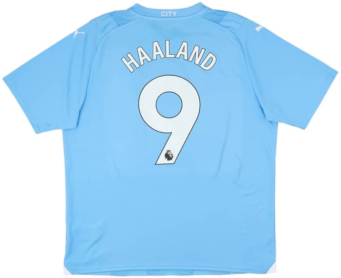 2023-24 Manchester City Home Shirt Haaland #9 - 10/10 - (XL)