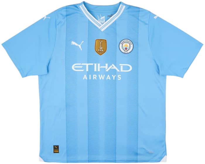 2023-24 Manchester City Home Shirt Haaland #9 - 10/10 - (XL)